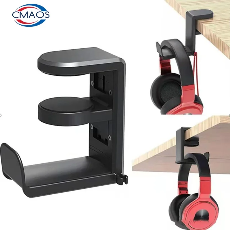 Headphone Stand Desk - 노 펀치 테이블 클립 헤드폰 홀더