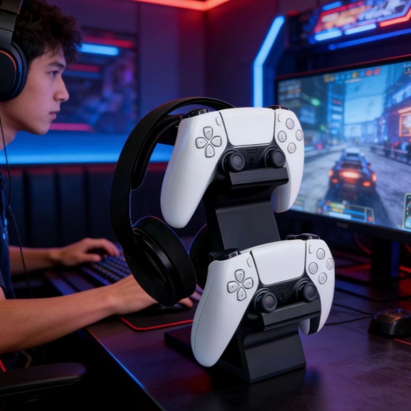 3D 프린팅 게임 컨트롤러 헤드폰 통합 스탠드 PS4/ - Headphone Stand Desk 리뷰 및 가격