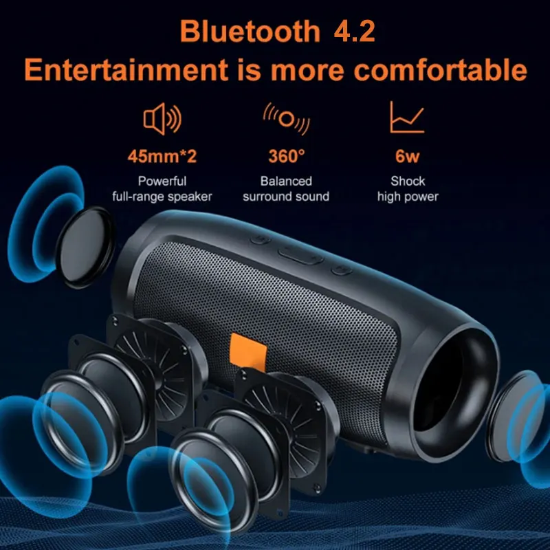 TF USB 블루투스 스피커 듀얼 스피커 스테레오 야외 - Jbl Speaker Flip 6 리뷰 및 가격