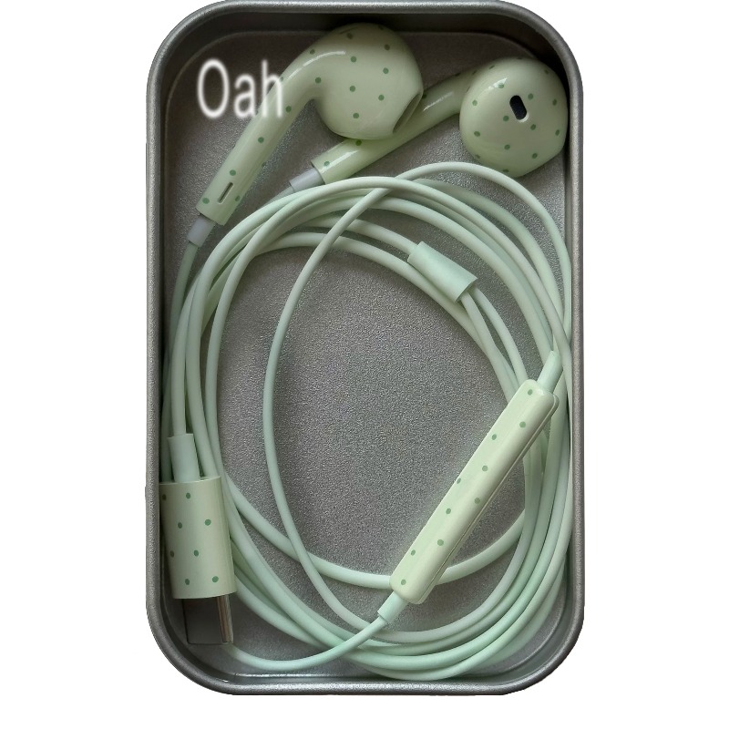 오아 폴카 도트 유선 이어폰 ABS 소재 타입-C/라이 - Usb C Earphone 리뷰 및 가격