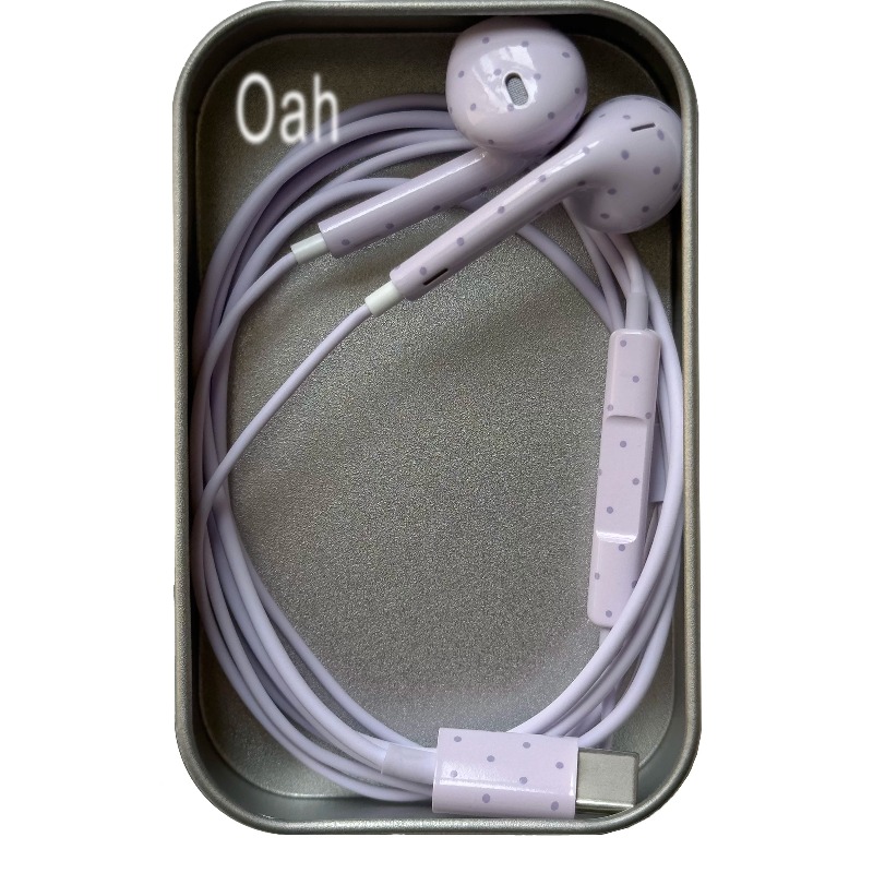 오아 폴카 도트 유선 이어폰 ABS 소재 타입-C/라이 - Usb C Earphone 리뷰 및 가격