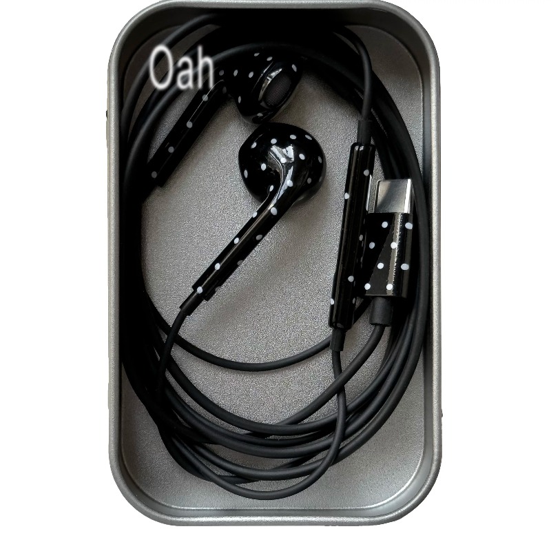 오아 폴카 도트 유선 이어폰 ABS 소재 타입-C/라이 - Usb C Earphone 리뷰 및 가격